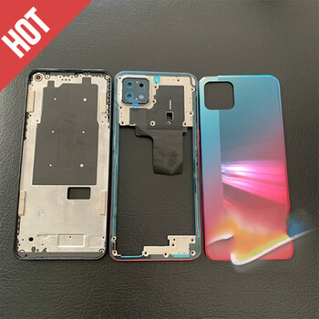 适用oppo a72中框前框电池后盖壳原a72手机壳屏幕支架维修更换 中框