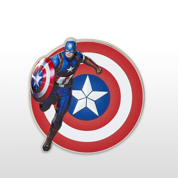 迪士尼官方漫威纪念徽章钢铁侠队长雷神绿巨人潮玩礼物队长默认1