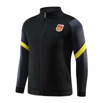 套装尤文巴萨皇马德国长袖训练服球衣秋冬外套夹克2621中国队单上衣l