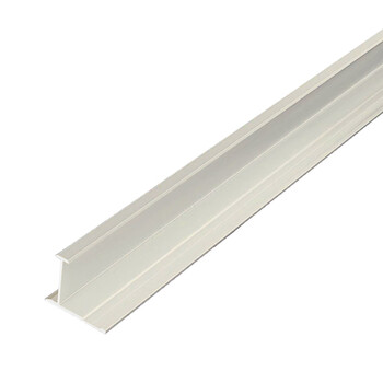 纳仕德 mq02 铝合金工字线装饰线条瓷砖防脱收口条 白色8厘工字条*3米