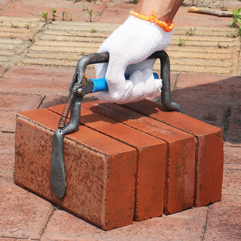 上海砖夹子加粗搬砖钳红砖头多功能可调卡子工地用装砖夹工夹工具神器
