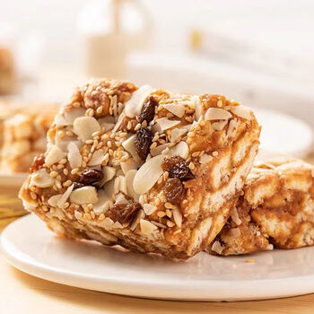 5斤黑糖坚果沙琪玛早餐传统糕点休闲零食健康食品15斤杏仁葡萄干芝麻