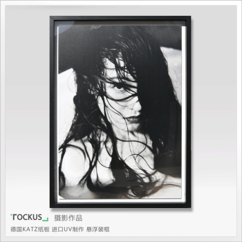 Tockus 荒木经惟黑白摄影艺术装饰画 现代轻奢客厅挂画极简餐厅挂画简约书房装饰画高档北欧商业画 女人I 68*93