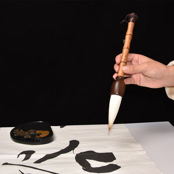 提笔斗笔提斗大毛笔大号特大号粗长锋狼毫兼毫羊毫写大字对联福字题字