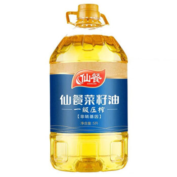 仙餐牌精炼一级非转基因菜籽油5L 四川风味食用油  压榨工艺 