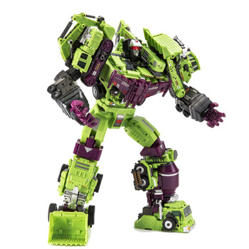 变形机器人组合合体玩具金刚 男人儿童男孩高端礼物 (绿色)金宝大力神