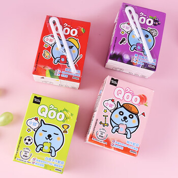 酷儿果汁饮料黑加仑蜜桃葡萄苹果味儿童进口饮品盒装 四个口味200l