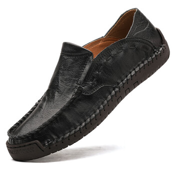 203040岁穿休闲时尚轻奢男士皮鞋特大码男鞋胖子大号英伦秋季真皮户外