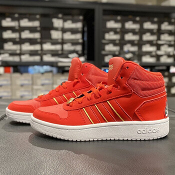 阿迪达斯(adidas) neo板鞋女鞋2023春季新款吾皇万睡联名高帮轻便运动