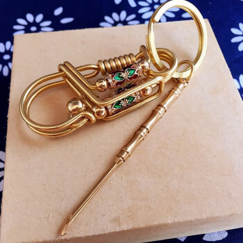 适用于钥匙扣黄铜手工钥匙扣定制钥匙扣男士挂件钥匙链汽车礼品礼物