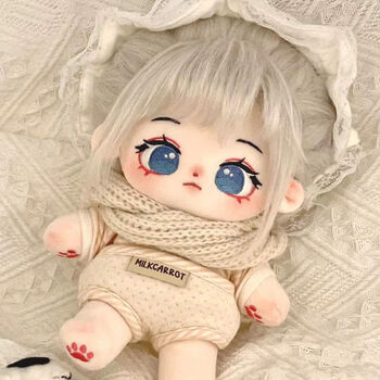 森尼熊棉花娃娃迪丽热巴 衣服大乔小乔姐妹棉花娃娃炸毛绒公仔女孩