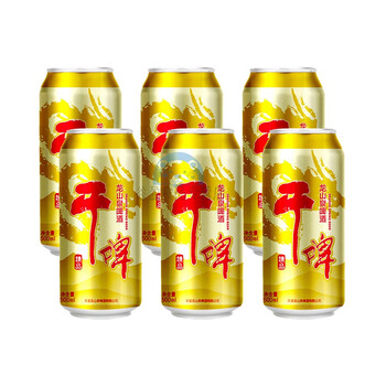 茗仟龙山泉啤酒干啤辽宁本溪拉格500ml特产黄啤泉水罐装酿制原浆白啤