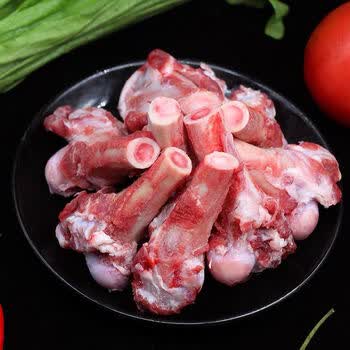腾旺纳跃新鲜冷冻羊骨头羊棒骨没肉腿骨熬汤清真羊肉家用批发 腾旺纳