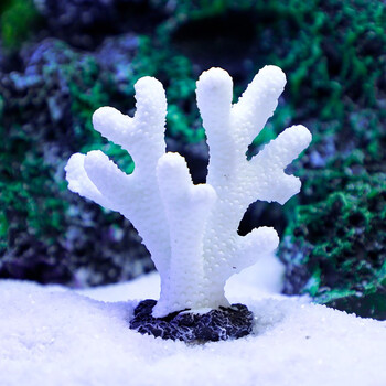 坝愀珊瑚石贝壳装饰造景假山石水族箱套装仿真树脂海星树脂花3号珊瑚