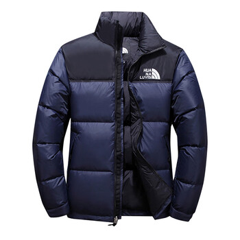 2022年冬季上新男女羽绒服情侣攀登雪山外套 藏蓝色 2xl