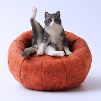 0模型 仿真三花猫橘猫手办治愈周边可爱拍摄道具雕塑 jxk4.