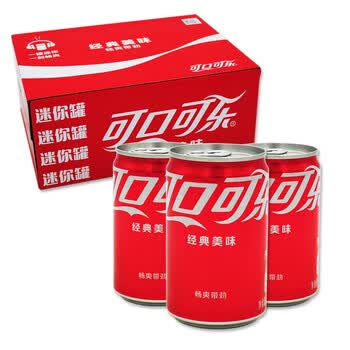 可口可乐(coca-cola) 可口可乐 mini迷你罐可乐200毫升*12罐装含糖