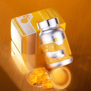 优氏美国原装进囗cinmose护渭舒软糖辛莫斯牌蛋白核小球藻益生菌糖果1