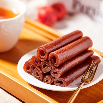 来伊份果丹皮500g散称小包装山楂卷山楂条蜜饯来一份休闲零食 果丹皮