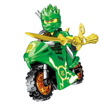 乐高教育幻影忍者人仔摩托积木拼装玩具小人劳埃德儿童生日礼物 b款