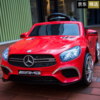 贝瑞佳儿童电动车奔驰四轮汽车带遥控可坐宝宝摇摆童车小孩玩具车可坐