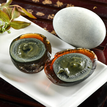 带壳松花蛋糖心皮蛋20枚农家手工腌制鸭蛋变蛋皮蛋瘦肉粥食材【图片 