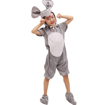 儿童小动物演出服小老鼠表演服装小猫动物服田鼠装幼儿