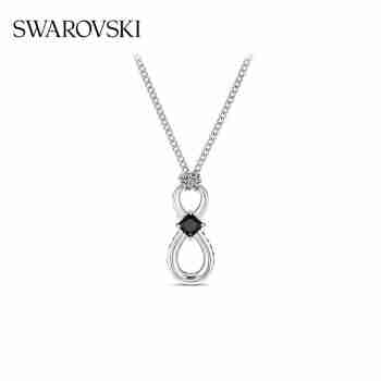 施华洛世奇/Swarovski  Infinity 链坠 黑色 不锈钢 5528109 5528109