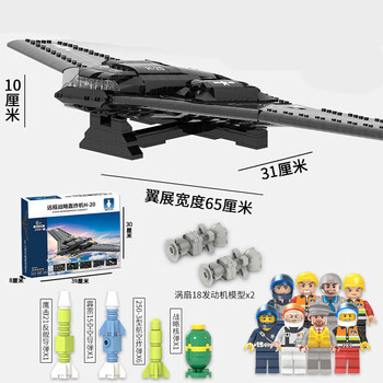 乐高(lego)61儿童节礼物大型轰20轰炸机拼装玩具空警2000飞机军事系列