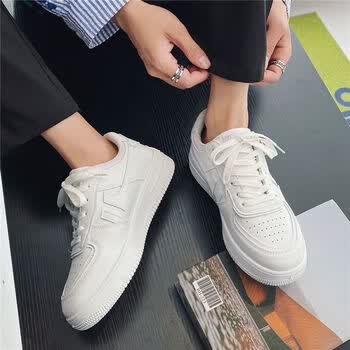 男鞋夏季韩版百搭小白鞋男空军一号潮鞋子男休闲板鞋男生鞋子运动702