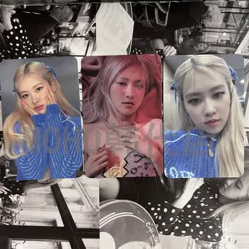 blackpink的专辑 现货 blapink 朴彩英rose solo专辑k4特典小卡ro 捧