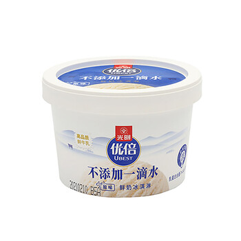 光明优倍鲜奶冰淇淋原味90g