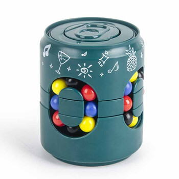 易拉罐魔豆指尖陀螺异形魔方手指旋转滚珠减压解神器儿童益趣玩具