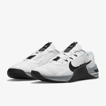 nike耐克nikemetcon7稳定支撑缓震舒适深蹲举重跑步男士训练鞋白色cz