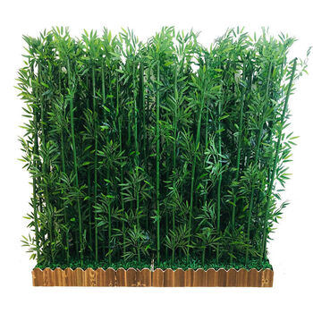 仿真竹子室内室外装饰绿植物盆栽造景隔断挡墙屏风塑料假竹子玄关 过