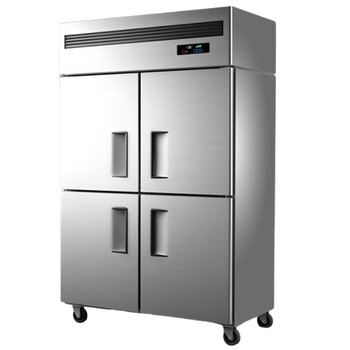 ngnlw四门冰箱商用厨房立式冷藏冷冻柜双温大容量冷柜四开门冰柜