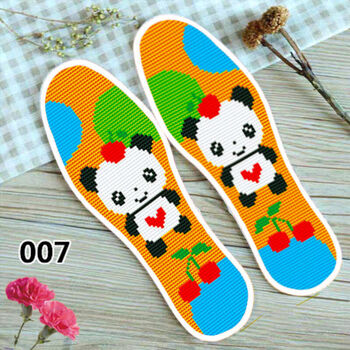 十字绣鞋垫加厚带针线自己绣不褪色手工印花鞋垫男吸汗sn5155 012 36