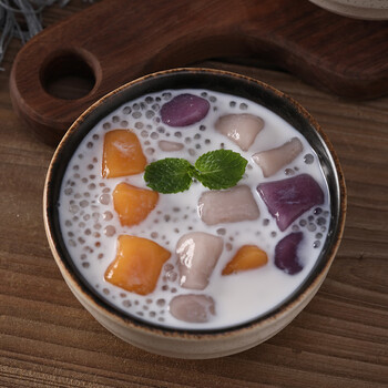 芋圆西米露组合套餐小西米奶茶店专用水果捞烧仙草原材料椰浆椰果芋圆