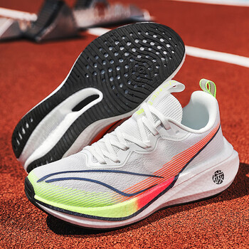 hkjl官方李宁寕赤兔六pro加碳板跑步鞋男款高端跑鞋轻薄透气运动鞋白