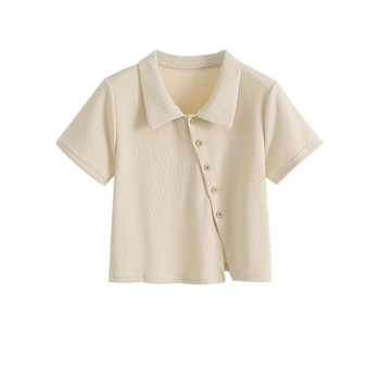 mubs60乔 丹(中国)专卖捡漏yoyo club大码女装设计感正肩t恤高腰抽