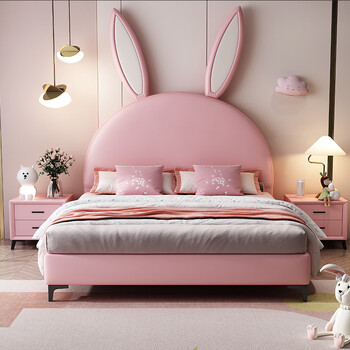 2米儿童房女孩女生床卧室1.