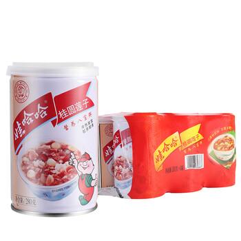 娃哈哈速食粥 娃哈哈桂圆莲子八宝粥280g 6罐五谷营养早餐清甜不腻六连包 行情报价价格评测 京东