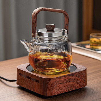 鑫尚铭煮茶壶耐热玻璃烧水壶大容量提梁壶普洱蒸煮茶器电陶炉专用漫空