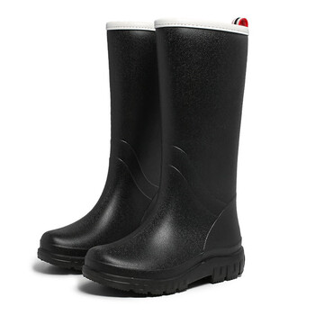 大唐喜乐牛韩版女士长筒雨鞋防水防滑工作胶鞋外出厨房雨天简约款中高