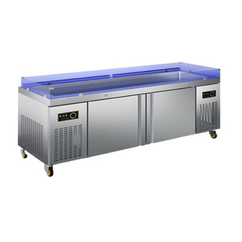 ngnlw海鲜冰台展示台商用冷藏冷冻水果捞保鲜柜冰鲜台点菜柜冰柜 1.