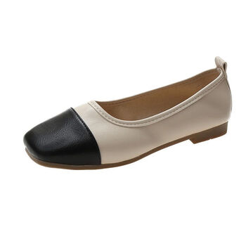 vockoo卡迪高高端轻奢女鞋船鞋平底奶奶单鞋女2023年新款春秋百男女