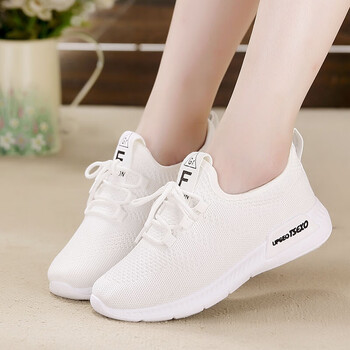 夏天少女生穿的波鞋女初中生跑步鞋夏季网眼运动鞋韩版透气网面球鞋