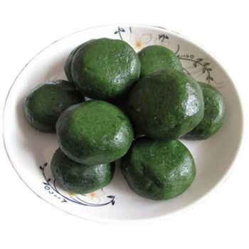 农家手工清明果江西婺源清明粿特产艾叶青团子传统艾米果糯米糍粑