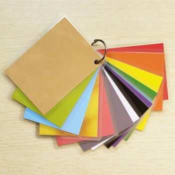 宝宝颜色卡片纯色彩卡汉字闪卡撕不烂看图识字拼音color打孔18张6寸