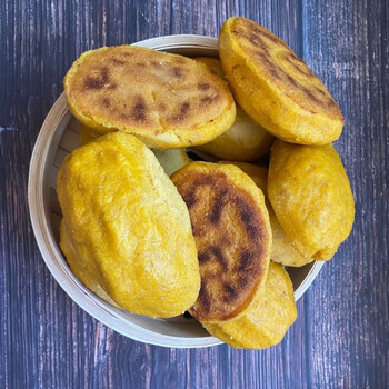 手工粗纤维玉米饼子粗粮低脂面食原味馒头 16个加黄豆小米面130克1个